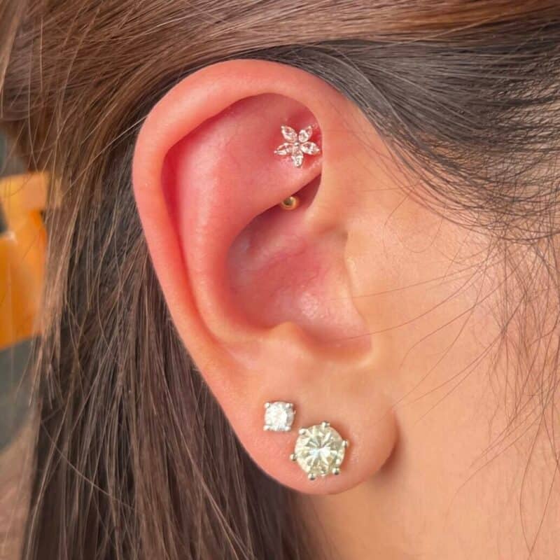 Floral Rook Barbell - Image 2