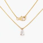 Pear Solitaire Necklace - Image 3