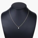Pear Solitaire Necklace