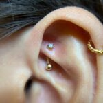 Round Brilliant Rook Barbell - Image 2